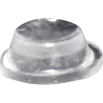 TOOLCRAFT PD2075C podstavná nožka přístrojová samolepicí, kulatá transparentní (Ø x v) 8 mm x 3 mm 1 ks