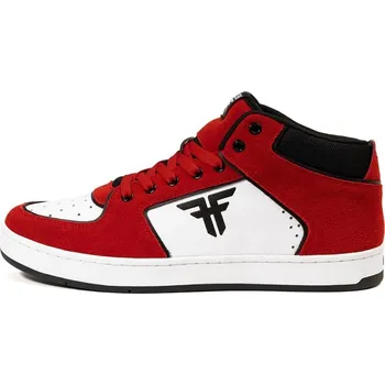 Pánské tenisky FALLEN boty - Tremont Mid Cupsole White/Red (WHITE RED)