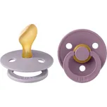 BIBS Colour anatomické dudlíky z přírodního kaučuku 2 ks - velikost 2 - Fossil Grey / Mauve