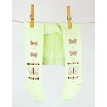 Loana Punčocháčky s aloe vera zelený motýlek vel. 62/68