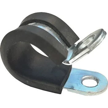 Auto elektroinstalace Kabelová příchytka ocel/guma 12,7mm 5 ks