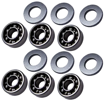 Airsoft FPS Softair Ocelová kuličková ložiska 8mm pro A&K M249 / M60 / MK43