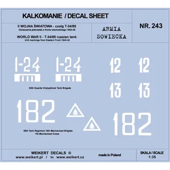 Plastikový model 1/35 Soviet Army T-34/85 East.Front, 1943-45 Pt.2