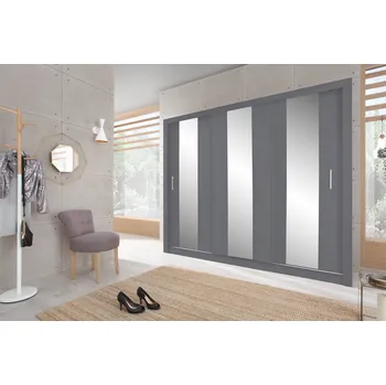 Šatní skříň Šatní skříň Duca I - 250 - Antracit