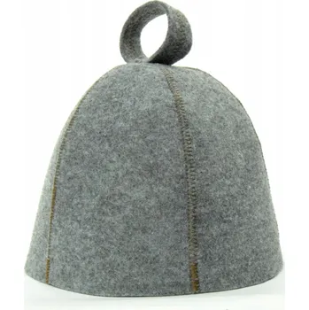 Velforia Saunová čepice Zvonek – šedá, polyesterový filc Barva: Šedá, Velikost: 2XL