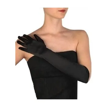 Rukavice Gotické celoprsté rukavice dlouhé saténové