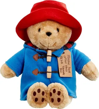 Plyšová hračka Rainbow Designs Cuddly Classic Paddington Bear 23,5 cm modrý kabát/červený klobouk