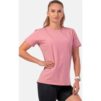 NEBBIA Invisible Logo NEBBIA tričko růžová M