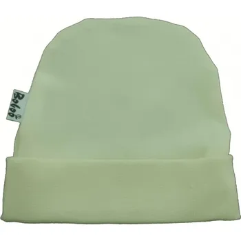 Kojenecká čepice Čepička kojenecká nasazovací bavlna - BOBO smetanová - vel.56