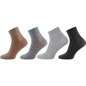 Dámské ponožky Dámské ponožky NOVIA Lurex uni dámská šedá