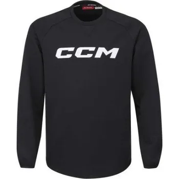Pánská mikina Mikina ccm locker room fleece crew sr M Tmavě modrá