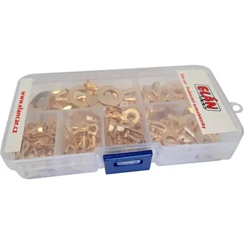 Auto elektroinstalace Sada kabelových oček 150 ks