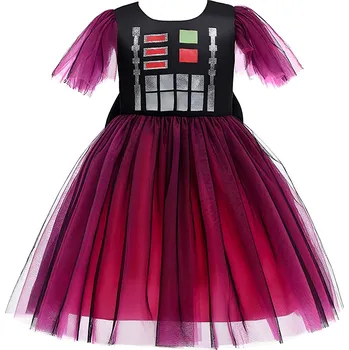 Dámské šaty Girls Karnevalové šaty s potiskem a tutu sukní vel. 134