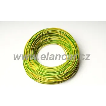 Auto elektroinstalace Vodič CYA H05V-K 1.0mm žlutozelená - balení 100m