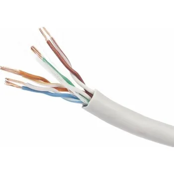 Síťový kabel Gembird UPC-5004E-L/100 síťový kabel 100 m Cat5e U/UTP (UTP) Šedá