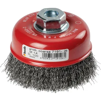 kwb Chelkové kartáče AGGRESSO-FLEX®, zvlněný ocelový drát HSS pro použití s úhlovou bruskou 719126 1 ks