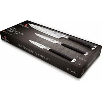 Kuchyňský nůž BERLINGERHAUS Sada nožů nerez 3 ks Primal Gloss Collection BH-2487