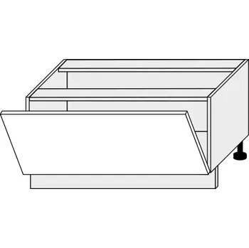 Kuchyňská skříňka ArtExt Spodní kuchyňská skříňka Napoli D1K / 90 POVRCHOVÁ ÚPRAVA DVÍŘEK: MAT, BAREVNÉ PROVEDENÍ KORPUSU: BÍLÁ