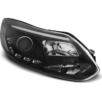 Přední světlomet TUNING-TEC Přední světla Ford Focus MK3 11+ černá LED TUBE