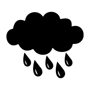 Samolepící dekorace SAMOLEPKA Déšť 001 pravá mrak a kapky (01 - černá) NA AUTO, NÁLEPKA, FÓLIE, POLEP, TUNING, VLASTNÍ TEXT, TISK, AUTOSAMOLEPKY.cz, POLEPY, OBRÁZEK, LOGO, SAMOLEPKY