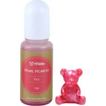 Perleťový pigment do pryskyřice YiTeKo Pink 09 10ml