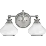 Nástěnné svítidlo Ainsley 2 do koupelny - leštěný chrom