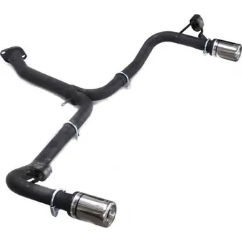 Zadní díl výfuku ULTER SPORT Sportovní koncovky Toyota Rav 4 III, 2x koncovka kulatá 80mm Vyberte motor: 2,2 D4D 100/130kW SUV