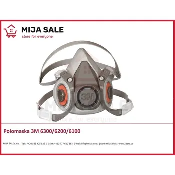 Plynová maska Polomaska 3M 6300 L