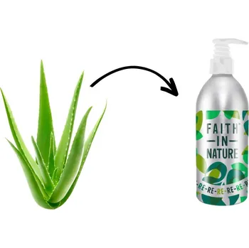 Láhev Faith in Nature Hliníková láhev + náplň dle výběru vůně náplně: Aloe Vera