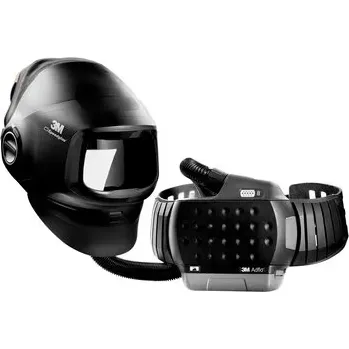 Svářečská kukla 61 78 09, Respirátorový systém 3M Adflo Powered Air Purifying Respirator System se svářečskou přilbou 3M Speedglas G5-01, bez svářečského filtru, se sadou spotřebního materiálu a brašnou