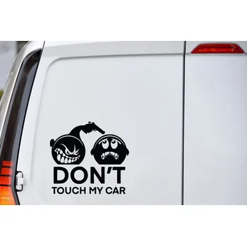 Samolepící dekorace Lepy.cz Samolepka na auto Dont touch Velikost (šířka x výška): 16x15cm, Barevná varianta: Světle hnědá