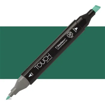 Lihová fixa TOUCH oboustranná Fine & Chisel, BG52 Deep green