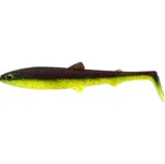 Westin gumová nástraha BullTeez Shadtail Black/Chartreuse Velikost nástrahy: 12,5cm, Hmotnost nástrahy: 16g