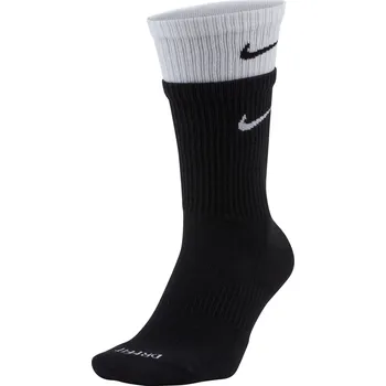 Pánské ponožky Vysoké bavlněné ponožky Nike EVERYDAY PLUS CUSHIONED (1 PAIR) černé DD2795-011 - XL | UK 11 | US 12