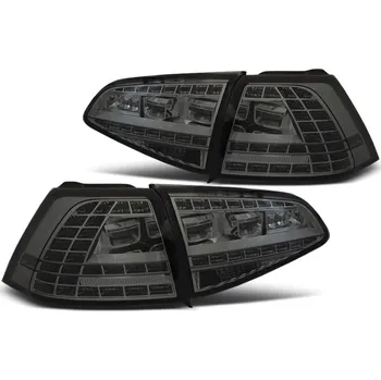 Zadní světlomet TUNING-TEC Zadní světla VW Golf VII 13-17 HTB - kouřové LED GTI LOOK SEQ