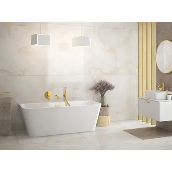 Vana HOPA Volně stojící vana VARYA bílá + Barva - Bílá, Barva sifonu - Chrom, Rozměr vany - 150 × 75 cm, VANVARYA150