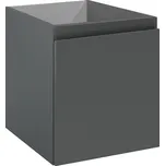 Oltens Vernal skříňka 40x45.6x47 cm pod umyvadlo závěsná grafitová 60018400