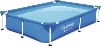 Dětský bazének Bestway Steel Pro 56401 221 x 150 x 43 cm bez filtrace modrý