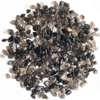 PourArt Tromlované kamínky Křemen kouřový K35 7-10mm 100g