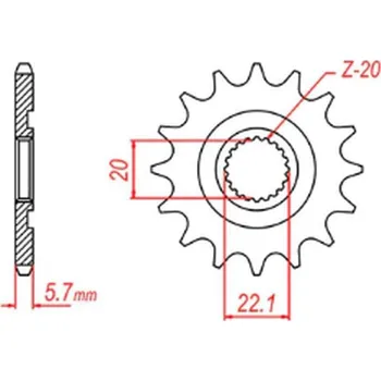 Řetězová sada pro motocykl MTX PARTS řetězové kolo přední 2103 12 YAMAHA YZF 250 01-17, WR 250F 01-17 (JTF1590.12) (řetěz 520) (JTF1590.12) (MTX PARTS řetězové kolo přední 2103 12 YAMAHA YZF 250 01-17, WR 250F 01-17 (JTF1590.12) (řetěz 520) (JTF1590.12))