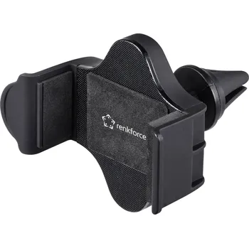 Renkforce RF-5385148 upevnění na ventilační mřížku držák mobilního telefonu do auta otočné o 360° vhodný pro šířku: 55 - 85 mm 3.35 - 6.3 palec