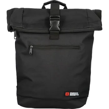 Městský batoh Velký moderní batoh černý - Enrico Benetti Simon černá