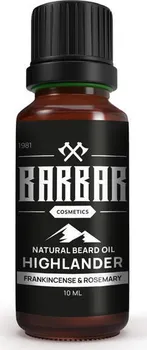 Péče o vousy Barbar Highlander Regenerační olej na vousy 10 ml