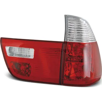 Zadní světlomet TUNING-TEC Zadní světla BMW X5 E53 99-03 - bílé/červené
