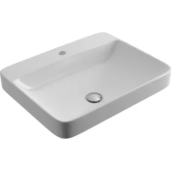 Actima Holmi umyvadlo 60x47.7 cm obdélníkový na pult bílá CEAC.3201.590.WH