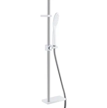 Sprchový set Omnires Siena sprchová sada na stěnu chrom-bílá SIENA-SCRB