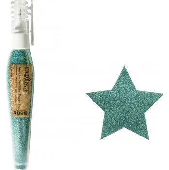 Speciální výtvarná barva Třpytky v tužce CADENCE 10g - holografické tyrkysové