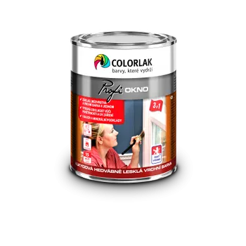 Lak na dřevo PROFI OKNO S 2082 3,5l hnědá kaštanová 2880