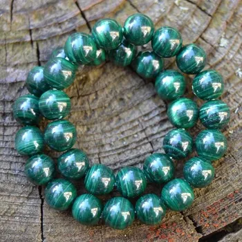 Náramek Náramek Malachit kuličky 6 - 7 mm