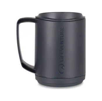 Kempingové nádobí Cestovní hrnek Lifeventure Ellipse Insulated Mug 350 ml black